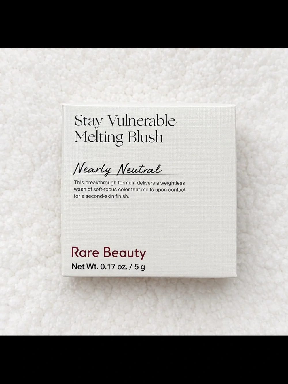 Rare Beauty Stay Vulnerable Melting Blush — Nearly Neutral (Soft Beige-Pink)
